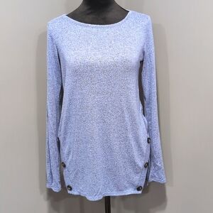 AB STUDIO blue sweater